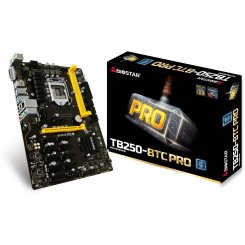 Материнська плата Biostar TB250-BTC PRO (s1151, Intel B250) (Відновлено продавцем, 721245)