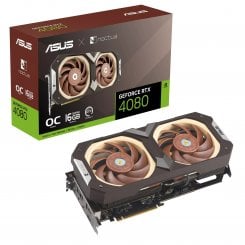 Видеокарта Asus GeForce RTX 4080 Noctua OC 16384MB (RTX4080-O16G-NOCTUA) (Восстановлено продавцом, 721349)