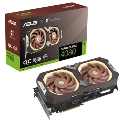 Купить Видеокарта Asus GeForce RTX 4080 Noctua OC 16384MB (RTX4080-O16G-NOCTUA) (Восстановлено продавцом, 721349) с проверкой совместимости: обзор, характеристики, цена в Киеве, Днепре, Одессе, Харькове, Украине | интернет-магазин TELEMART.UA фото