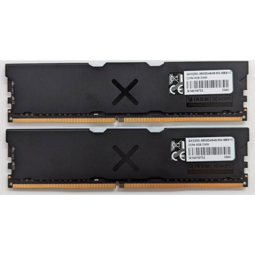 Купить Озу GoodRAM DDR4 16GB (2x8GB) 3600MHz IRDM (GX3200-3600D464S/8G-SBS1C) (Восстановлено продавцом, 721408) с проверкой совместимости: обзор, характеристики, цена в Киеве, Днепре, Одессе, Харькове, Украине | интернет-магазин TELEMART.UA фото