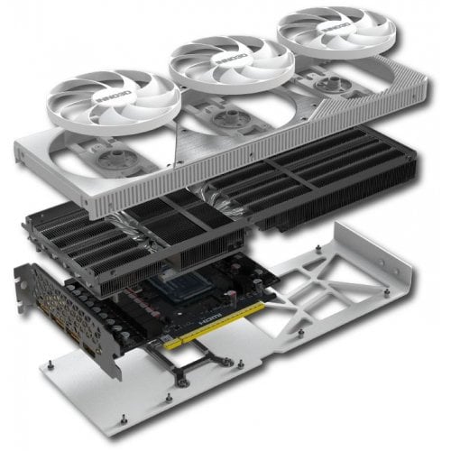 Купить Видеокарта Inno3D GeForce RTX 5070 Ti X3 OC WHITE 16384MB (N507T3-16D7X-176068W) с проверкой совместимости: обзор, характеристики, цена в Киеве, Днепре, Одессе, Харькове, Украине | интернет-магазин TELEMART.UA фото