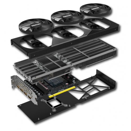 Купить Видеокарта Inno3D GeForce RTX 5070 Ti X3 16384MB (N507T3-16D7-176068N) с проверкой совместимости: обзор, характеристики, цена в Киеве, Днепре, Одессе, Харькове, Украине | интернет-магазин TELEMART.UA фото