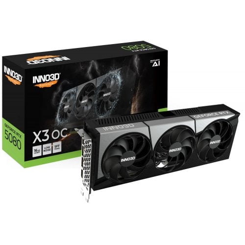 Фото Відеокарта Inno3D GeForce RTX 5080 X3 OC 16384MB (N50803-16D7X-17603930)