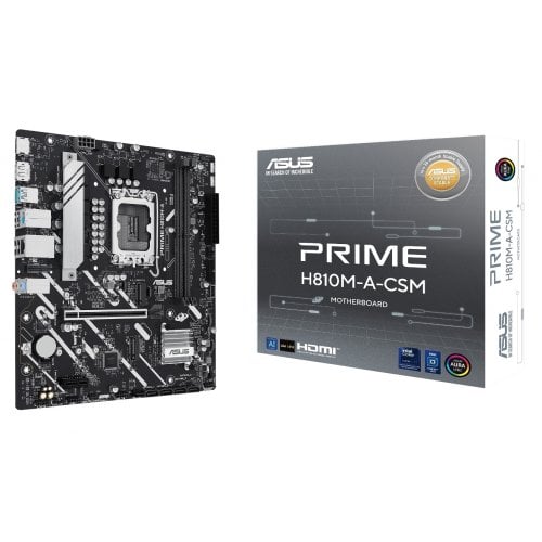 Купить Материнская плата Asus PRIME H810M-A-CSM (s1851, Intel H810) с проверкой совместимости: обзор, характеристики, цена в Киеве, Днепре, Одессе, Харькове, Украине | интернет-магазин TELEMART.UA фото