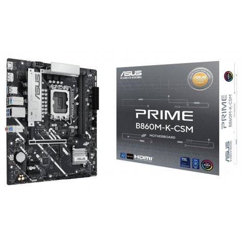 Купить Материнская плата Asus PRIME B860M-K-CSM (s1851, Intel B860) с проверкой совместимости: обзор, характеристики, цена в Киеве, Днепре, Одессе, Харькове, Украине | интернет-магазин TELEMART.UA фото