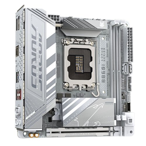 Купить Материнская плата Gigabyte B860I AORUS PRO ICE (s1851, Intel B860) с проверкой совместимости: обзор, характеристики, цена в Киеве, Днепре, Одессе, Харькове, Украине | интернет-магазин TELEMART.UA фото