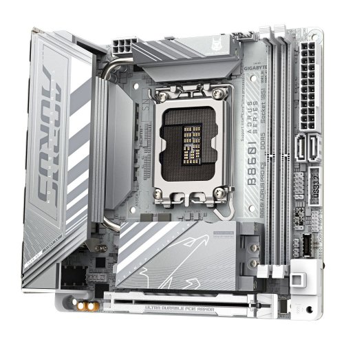 Купить Материнская плата Gigabyte B860I AORUS PRO ICE (s1851, Intel B860) с проверкой совместимости: обзор, характеристики, цена в Киеве, Днепре, Одессе, Харькове, Украине | интернет-магазин TELEMART.UA фото