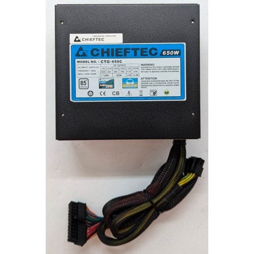 Купить Блок питания CHIEFTEC A-80 650W (CTG-650C) (Восстановлено продавцом, 721822) с проверкой совместимости: обзор, характеристики, цена в Киеве, Днепре, Одессе, Харькове, Украине | интернет-магазин TELEMART.UA фото