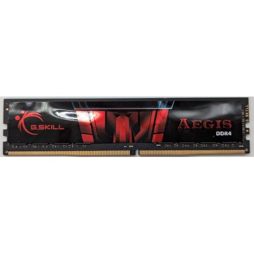 Купить Озу G.Skill DDR4 8GB 3200Mhz Aegis (F4-3200C16S-8GIS) (Восстановлено продавцом, 721838) с проверкой совместимости: обзор, характеристики, цена в Киеве, Днепре, Одессе, Харькове, Украине | интернет-магазин TELEMART.UA фото