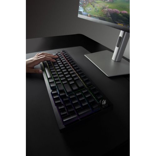 Купити Клавіатура Proove Gaming Slicker Outemu Red (WKSL00022401) Black - ціна в Києві, Львові, Вінниці, Хмельницькому, Франківську, Україні | інтернет-магазин TELEMART.UA фото
