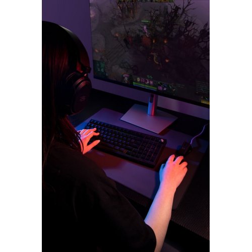 Купити Клавіатура Proove Gaming Slicker Outemu Red (WKSL00022401) Black - ціна в Києві, Львові, Вінниці, Хмельницькому, Франківську, Україні | інтернет-магазин TELEMART.UA фото