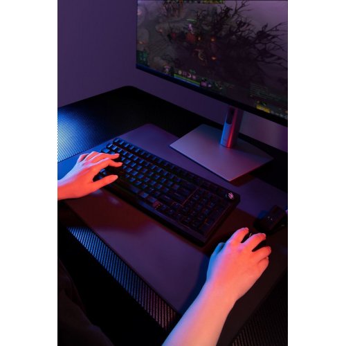 Купити Клавіатура Proove Gaming Slicker Outemu Red (WKSL00022401) Black - ціна в Києві, Львові, Вінниці, Хмельницькому, Франківську, Україні | інтернет-магазин TELEMART.UA фото
