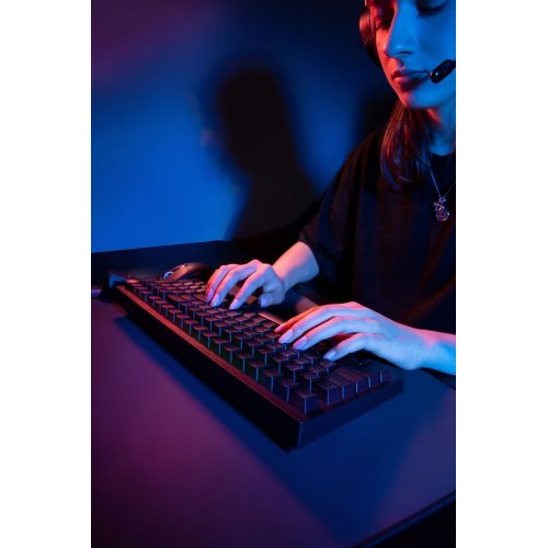 Купити Клавіатура Proove Gaming Slicker Outemu Red (WKSL00022401) Black - ціна в Києві, Львові, Вінниці, Хмельницькому, Франківську, Україні | інтернет-магазин TELEMART.UA фото
