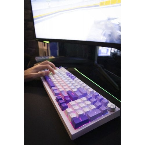 Купить Клавиатура Proove Gaming Slicker Outemu Red (WKSL00022402) White - цена в Харькове, Киеве, Днепре, Одессе
в интернет-магазине Telemart фото