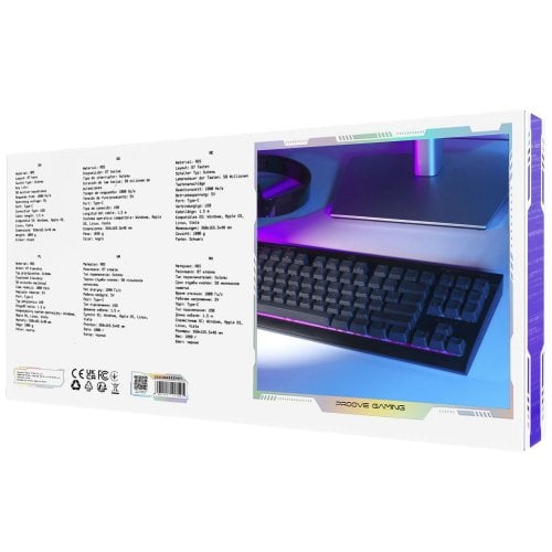 Купить Клавиатура Proove Gaming Sideswap Outemu Red (CKSI00022401) Black - цена в Харькове, Киеве, Днепре, Одессе
в интернет-магазине Telemart фото