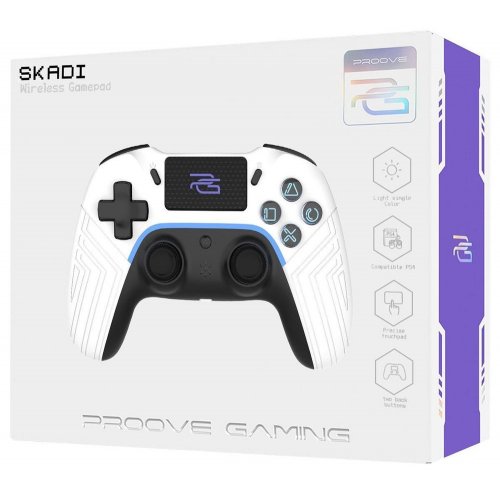 Купить Игровой манипулятор Proove Gaming Skadi (WGSK00022002) White - цена в Харькове, Киеве, Днепре, Одессе
в интернет-магазине Telemart фото
