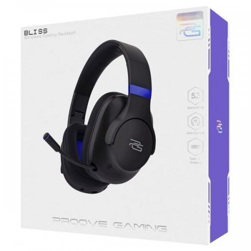 Навушники Proove Gaming Bliss (GHBL00010001) Black купити в Україні: Київ, Львів, Хмельницький, Тернопіль | Низька ціна, відгуки, характеристики від TELEMART фото