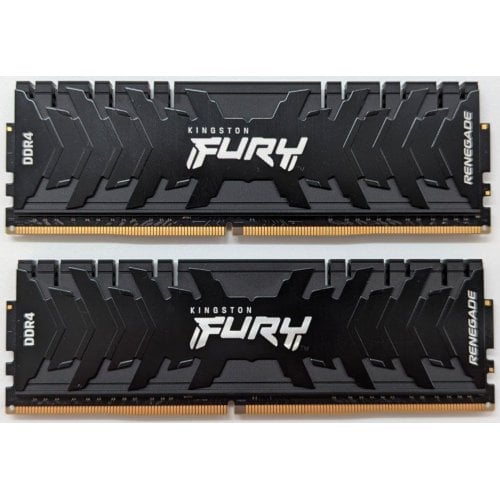 Купить Озу Kingston DDR4 16GB (2x8GB) 3200Mhz FURY Renegade Black (KF432C16RBK2/16) (Восстановлено продавцом, 722001) с проверкой совместимости: обзор, характеристики, цена в Киеве, Днепре, Одессе, Харькове, Украине | интернет-магазин TELEMART.UA фото