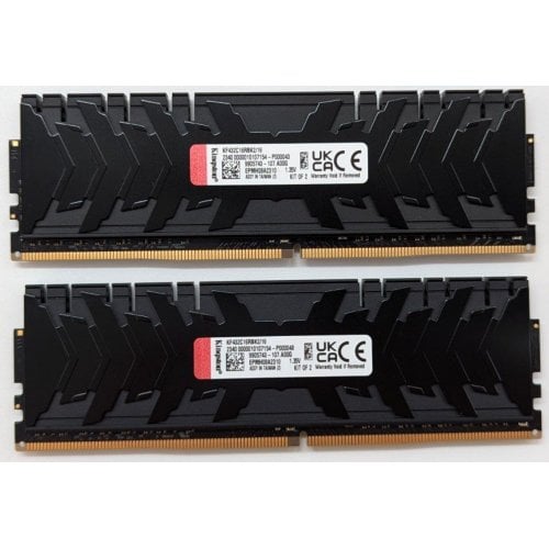 Купить Озу Kingston DDR4 16GB (2x8GB) 3200Mhz FURY Renegade Black (KF432C16RBK2/16) (Восстановлено продавцом, 722001) с проверкой совместимости: обзор, характеристики, цена в Киеве, Днепре, Одессе, Харькове, Украине | интернет-магазин TELEMART.UA фото