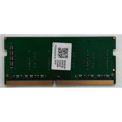 Озп ADATA SODIMM DDR4 4GB 3200MHz (AO1P32NC4U1-BFJS) (Відновлено продавцем, 722042) купити з перевіркою сумісності: огляд, характеристики, ціна у Києві, Львові, Вінниці, Хмельницькому, Івано-Франківську, Україні | інтернет-магазин TELEMART.UA фото