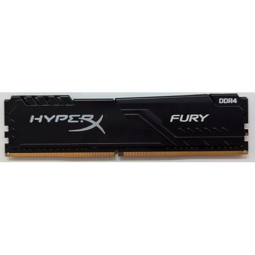 Купить Озу HyperX DDR4 8GB 3200Mhz Fury Black (HX432C16FB3/8) (Восстановлено продавцом, 722048) с проверкой совместимости: обзор, характеристики, цена в Киеве, Днепре, Одессе, Харькове, Украине | интернет-магазин TELEMART.UA фото