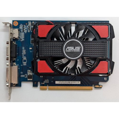 Відеокарта Asus GeForce GT 730 2048MB (GT730-2GD3) (Відновлено продавцем, 722091) купити з перевіркою сумісності: огляд, характеристики, ціна у Києві, Львові, Вінниці, Хмельницькому, Івано-Франківську, Україні | інтернет-магазин TELEMART.UA фото