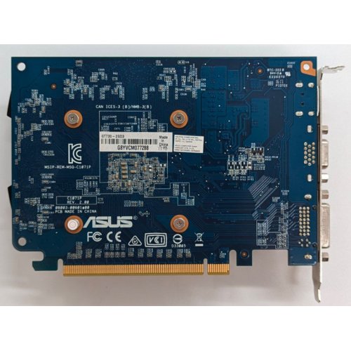 Відеокарта Asus GeForce GT 730 2048MB (GT730-2GD3) (Відновлено продавцем, 722091) купити з перевіркою сумісності: огляд, характеристики, ціна у Києві, Львові, Вінниці, Хмельницькому, Івано-Франківську, Україні | інтернет-магазин TELEMART.UA фото