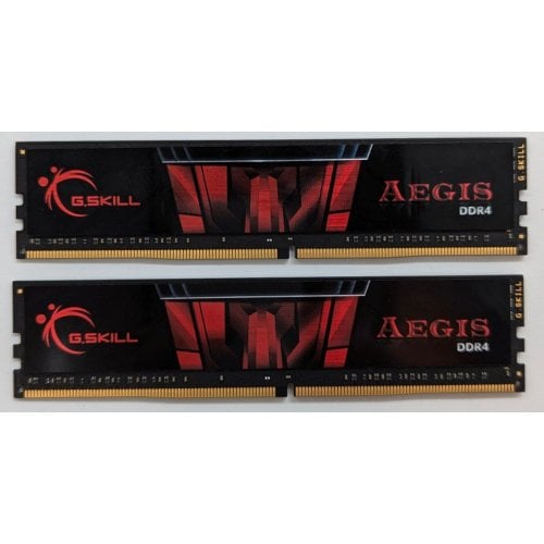 Купить Озу G.Skill DDR4 16GB (2x8GB) 3000Mhz Aegis (F4-3000C16D-16GISB) (Восстановлено продавцом, 722276) с проверкой совместимости: обзор, характеристики, цена в Киеве, Днепре, Одессе, Харькове, Украине | интернет-магазин TELEMART.UA фото