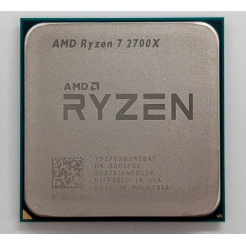 Процесор AMD Ryzen 7 2700X 3.7(4.3)GHz 16MB sAM4 Tray (YD270XBGM88AF) (Відновлено продавцем, 722277) купити з перевіркою сумісності: огляд, характеристики, ціна у Києві, Львові, Вінниці, Хмельницькому, Івано-Франківську, Україні | інтернет-магазин TELEMART.UA фото