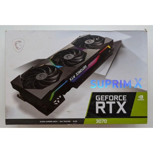 Відеокарта MSI GeForce RTX 3070 SUPRIM X 8192MB (RTX 3070 SUPRIM X 8G) LHR (Відновлено продавцем, 722292) купити з перевіркою сумісності: огляд, характеристики, ціна у Києві, Львові, Вінниці, Хмельницькому, Івано-Франківську, Україні | інтернет-магазин TELEMART.UA фото