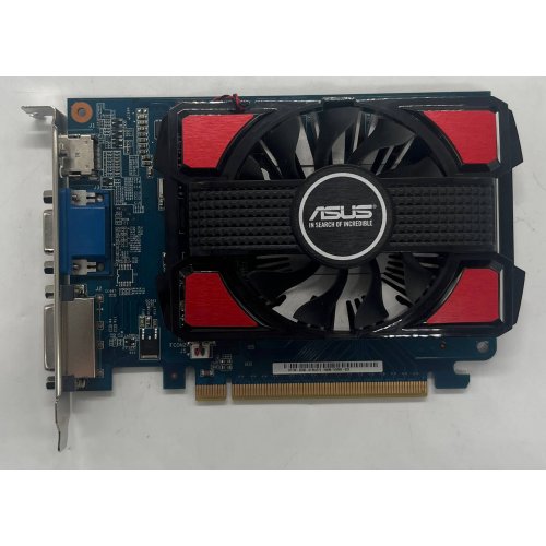 Відеокарта Asus GeForce GT 730 2048MB (GT730-2GD3) (Відновлено продавцем, 722302) купити з перевіркою сумісності: огляд, характеристики, ціна у Києві, Львові, Вінниці, Хмельницькому, Івано-Франківську, Україні | інтернет-магазин TELEMART.UA фото