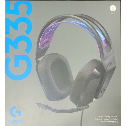 Купити Уцінка навушники Logitech G335 Gaming (981-000978) Black (Пошкоджено пакування, 722309) - ціна в Києві, Львові, Вінниці, Хмельницькому, Франківську, Україні | інтернет-магазин TELEMART.UA фото