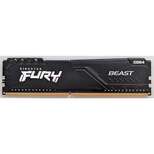 Купить Озу Kingston DDR4 8GB 3200Mhz FURY Beast Black (KF432C16BB/8) (Восстановлено продавцом, 722397) с проверкой совместимости: обзор, характеристики, цена в Киеве, Днепре, Одессе, Харькове, Украине | интернет-магазин TELEMART.UA фото