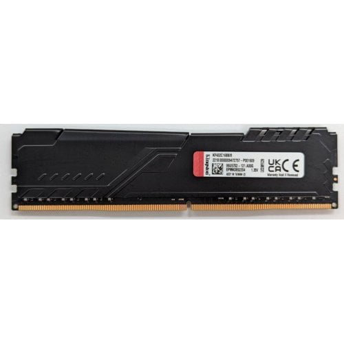 Купить Озу Kingston DDR4 8GB 3200Mhz FURY Beast Black (KF432C16BB/8) (Восстановлено продавцом, 722397) с проверкой совместимости: обзор, характеристики, цена в Киеве, Днепре, Одессе, Харькове, Украине | интернет-магазин TELEMART.UA фото