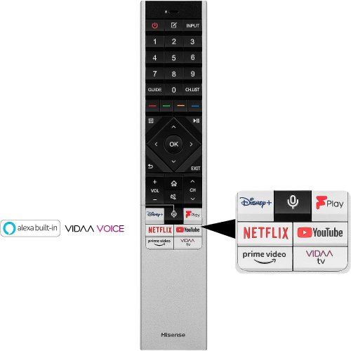 Купить Телевизор Hisense 75" 75U7KQ Black - цена в Харькове, Киеве, Днепре, Одессе
в интернет-магазине Telemart фото