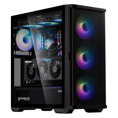 Купить Корпус Zalman Z10 Duo ARGB Tempered Glass без БП Black (Восстановлено продавцом, 722466) с проверкой совместимости: обзор, характеристики, цена в Киеве, Днепре, Одессе, Харькове, Украине | интернет-магазин TELEMART.UA фото