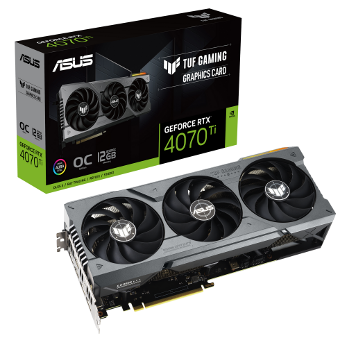 Купить Видеокарта Asus TUF GeForce RTX 4070 Ti Gaming OC 12288MB (TUF-RTX4070TI-O12G-GAMING) (Восстановлено продавцом, 722498) с проверкой совместимости: обзор, характеристики, цена в Киеве, Днепре, Одессе, Харькове, Украине | интернет-магазин TELEMART.UA фото