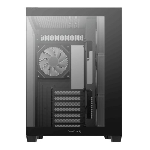 Корпус Deepcool CG530 4F Tempered Glass без БЖ (R-CG530-BKADA4-G-1) Black купити з перевіркою сумісності: огляд, характеристики, ціна у Києві, Львові, Вінниці, Хмельницькому, Івано-Франківську, Україні | інтернет-магазин TELEMART.UA фото