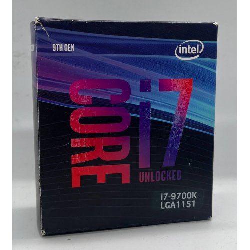 Процесор Intel Core i7-9700K 3.6(4.9)GHz 12MB s1151 Tray (Відновлено продавцем, 722530) купити з перевіркою сумісності: огляд, характеристики, ціна у Києві, Львові, Вінниці, Хмельницькому, Івано-Франківську, Україні | інтернет-магазин TELEMART.UA фото