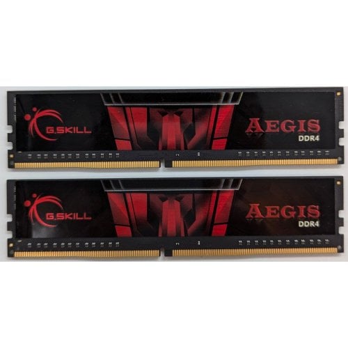 Купить Озу G.Skill DDR4 16GB (2x8GB) 3200Mhz Aegis (F4-3200C16D-16GIS) (Восстановлено продавцом, 722534) с проверкой совместимости: обзор, характеристики, цена в Киеве, Днепре, Одессе, Харькове, Украине | интернет-магазин TELEMART.UA фото