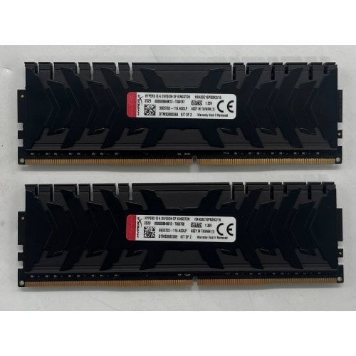 Купить Озу HyperX DDR4 16GB (2x8GB) 3333Mhz Predator (HX433C16PB3K2/16) (Восстановлено продавцом, 722550) с проверкой совместимости: обзор, характеристики, цена в Киеве, Днепре, Одессе, Харькове, Украине | интернет-магазин TELEMART.UA фото