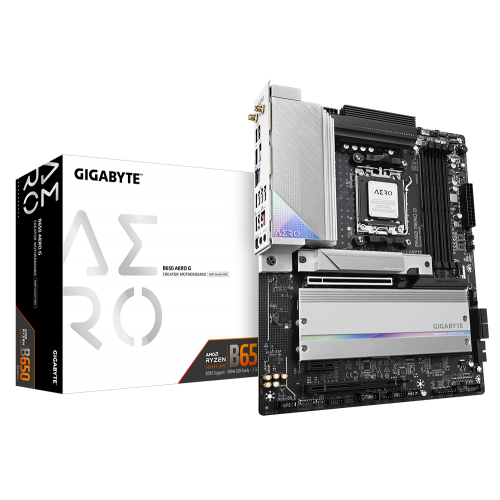 Купить Уценка материнская плата Gigabyte B650 AERO G (sAM5, AMD B650) (Следы установки, 722742) с проверкой совместимости: обзор, характеристики, цена в Киеве, Днепре, Одессе, Харькове, Украине | интернет-магазин TELEMART.UA фото