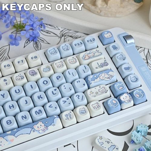 Купить Набор кейкапов TYPEVIBE Ice Cream Bear MOA/PBT 132 (TV-MK-132PBT-ICB) - цена в Харькове, Киеве, Днепре, Одессе
в интернет-магазине Telemart фото