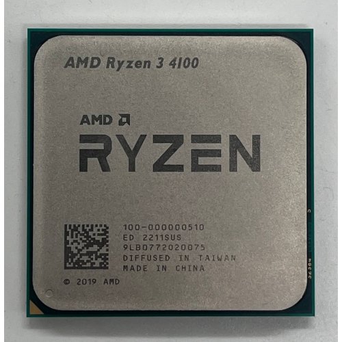 Процесор AMD Ryzen 3 4100 3.8(4.0)GHz 4MB sAM4 Tray (100-000000510) (Відновлено продавцем, 722786) купити з перевіркою сумісності: огляд, характеристики, ціна у Києві, Львові, Вінниці, Хмельницькому, Івано-Франківську, Україні | інтернет-магазин TELEMART.UA фото