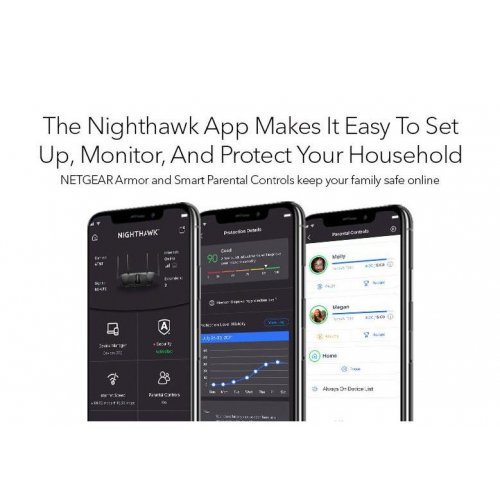 Купить Wi-Fi роутер NETGEAR Nighthawk Mesh WiFi System MK73S 3-Pack (MK73S-100EUS) - цена в Харькове, Киеве, Днепре, Одессе
в интернет-магазине Telemart фото