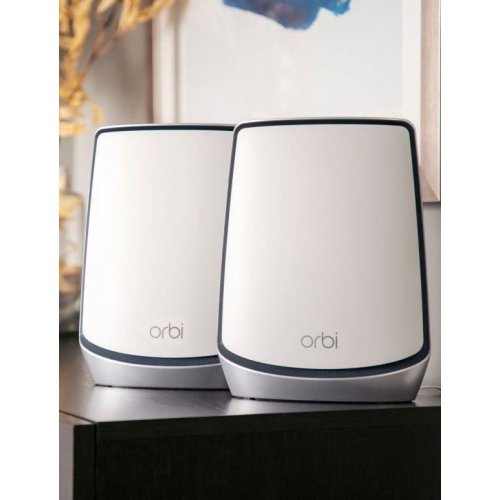 Купити Wi-Fi роутер NETGEAR Orbi Mesh WiFi System RBK852 2-Pack (RBK852-100EUS) - ціна в Києві, Львові, Вінниці, Хмельницькому, Франківську, Україні | інтернет-магазин TELEMART.UA фото