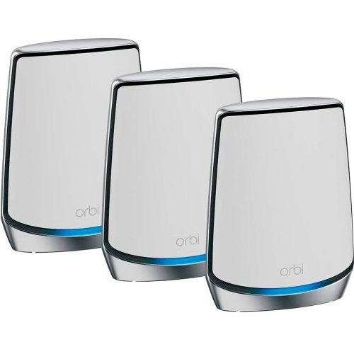 Купити Wi-Fi роутер NETGEAR Orbi Mesh WiFi System RBK853 3-Pack (RBK853-100EUS) - ціна в Києві, Львові, Вінниці, Хмельницькому, Франківську, Україні | інтернет-магазин TELEMART.UA фото