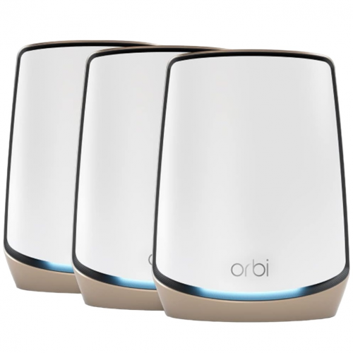 Купити Wi-Fi роутер NETGEAR Orbi Mesh WiFi System RBK863S 3-Pack (RBK863S-100EUS) - ціна в Києві, Львові, Вінниці, Хмельницькому, Франківську, Україні | інтернет-магазин TELEMART.UA фото