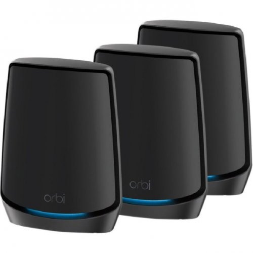 Купити Wi-Fi роутер NETGEAR Orbi Mesh WiFi System RBK863SB 3-Pack (RBK863SB-100EUS) - ціна в Києві, Львові, Вінниці, Хмельницькому, Франківську, Україні | інтернет-магазин TELEMART.UA фото