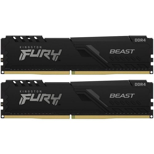 Купить Озу Kingston DDR4 16GB (2x8GB) 3200Mhz FURY Beast Black (KF432C16BBK2/16) (Восстановлено продавцом, 722837) с проверкой совместимости: обзор, характеристики, цена в Киеве, Днепре, Одессе, Харькове, Украине | интернет-магазин TELEMART.UA фото